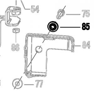 Запчасть 324120 DUST COVER WASHER Шпонка кожуха N5023R-85 N5024R-94 (вид 1)