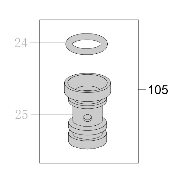 Запчасть AA17A-Y12A1 Верхний воздуховод с кольцом 9240B-105 440KB-105