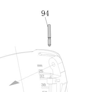 Запчасть AA40A-021A Штифт CN55-94 (вид 1)