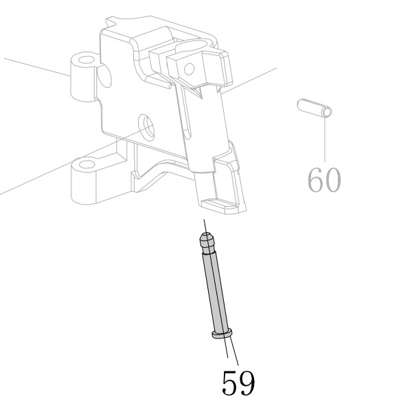 Запчасть AA40A-025A Штифт CN55-59