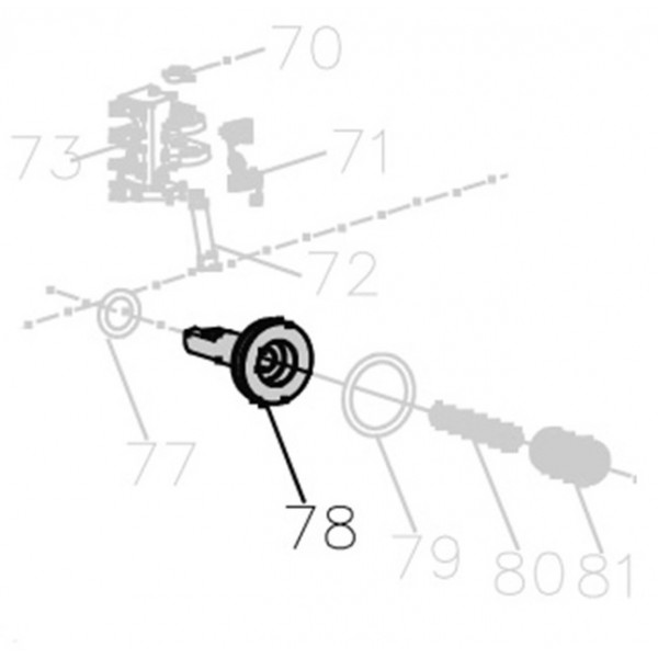 Запчасть AA40A-030A Поршень толкателя MCN55-78