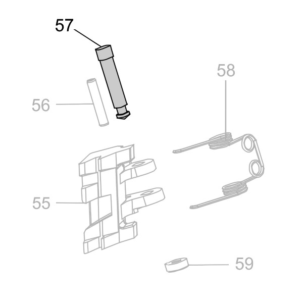 Запчасть AA40A-032A Штифт CN55-72 CN70B-71 CN80B-57 CN90-54 CN100B-59 CN130-51 CN100-64