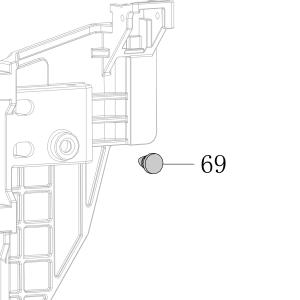 Запчасть AA40A-035A Шпонка искрогасителя CN55-64 CN70B-88 CN80B-87 CN90-86 CN130-69 (вид 4)