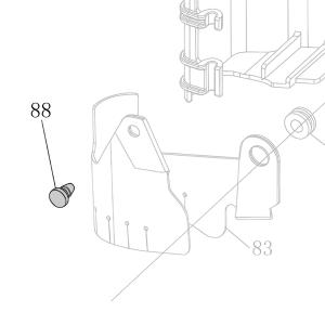 Запчасть AA40A-035A Шпонка искрогасителя CN55-64 CN70B-88 CN80B-87 CN90-86 CN130-69 (вид 1)