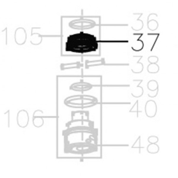 Запчасть AA40A-039A Крышка клапана курка MCN55-37 MCN70B-53 MCN80B-94 MCN90-94 MN851F-69 MCN100B-88 MCN130-92