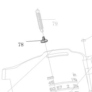 Запчасть AA40A-046A Фиксатор пружины CN55-87 CN55-91 CN70B-78 CN80B-82 CN90-81 CN130-87 (вид 3)