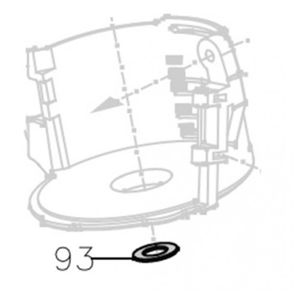 Запчасть AA40A-048A Упор втулки MCN55-93 MCN80B-78 MCN90-77 MCN130-86