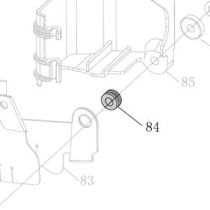 Запчасть AA40A-050A Упругая прокладка CN55-96 CN70B-84 CN80B-89 CN90-88 CN130-74 (вид 2)