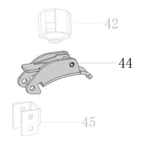 Запчасть AA40A-Y14A1 Курок CN55-50 CN70B-41 CN80B-47 CN90-45 CN100B-44 N851F-47 CN130-45 CN100-39 (вид 2)