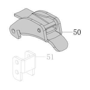 Запчасть AA40A-Y14A1 Курок CN55-50 CN70B-41 CN80B-47 CN90-45 CN100B-44 N851F-47 CN130-45 CN100-39 (вид 4)