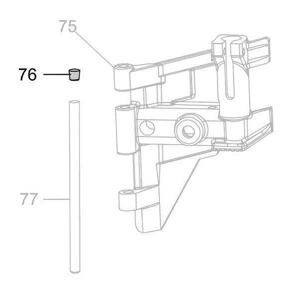 Запчасть AA42A-017A Резиновый фиксатор CN70B-49 CN80B-76 CN100-48
