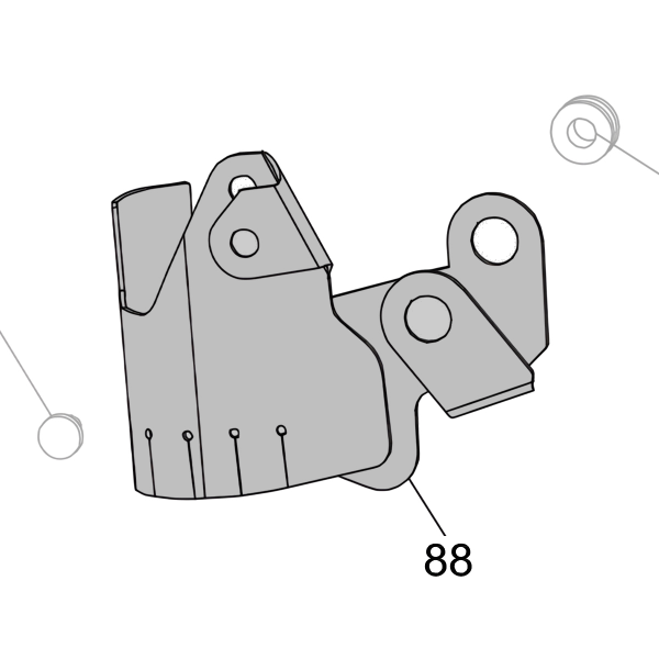Запчасть AA42A-020A Искрогаситель CN70B-83 CN80B-88