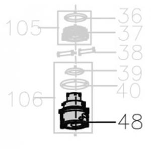 Запчасть AA42A-042A Корпус клапана MCN55-48 MCN70B-30 MCN80B-36 MCN90-35 MN851F-37 MCN100B-34 MCN130-35