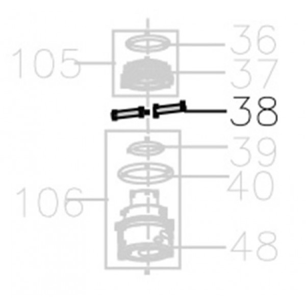 Запчасть AA42A-043A Штифт MCN55-38 MCN70B-40 MCN80B-46 MCN90-43 MN851F-70 MCN100B-89 MCN130-43