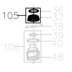 Запчасть AA40A-Y15A1 Крышка клапана MCN55-105 MCN70B-106 MCN80B-106 MCN90-108 MN851F-108 MCN100B-108 MCN130-106