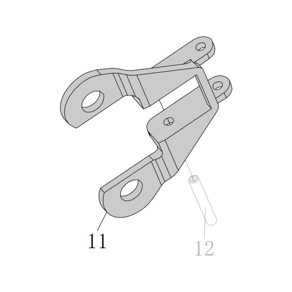 Запчасть AA58A-018A Крепежная скоба SC7C-I2-11 SC7E-I2-11 SC760C-I2-11 SC77XE-11