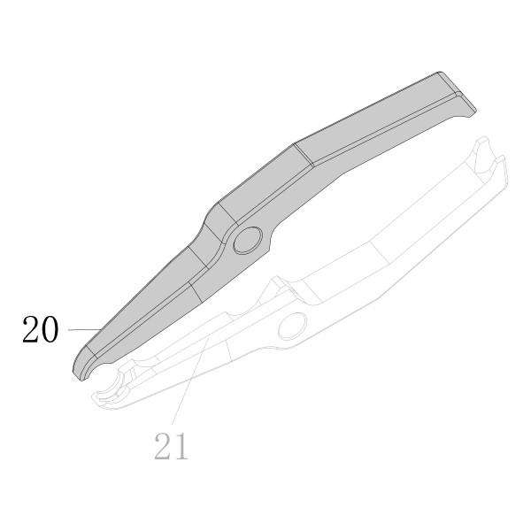 AA58C-001A Зажим 1 SC760C-I2-20
