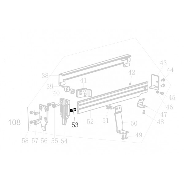 Запчасть AA69B-016A Резиновый фиксатор 9240B-53