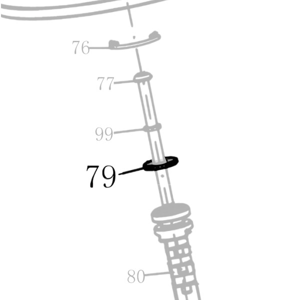 Запчасть AN03A-055A Шайба M4 N851H-30 CN45R-79