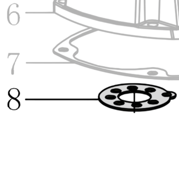 AN12A-005A Прокладка уплотнитель CN45R-8