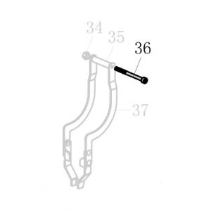 Запчасть B01-01-040350-02 Болт M4X35 9240B-36 440KB-36