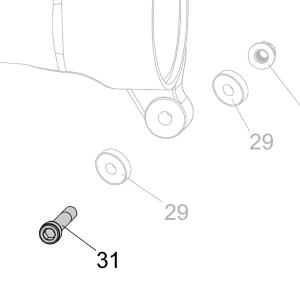 Запчасть B01-01-060400-02 Болт M6X40 CN70B-61 CN80B-31 CN90-29 CN130-28 (вид 2)