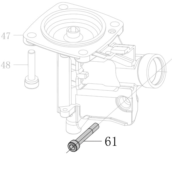 Запчасть B01-01-060400-02 Болт M6X40 CN70B-61 CN80B-31 CN90-29 CN130-28