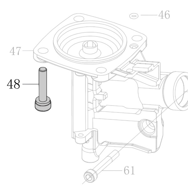 Запчасть B01-01-080300-02 Болт M8X30 CN70B-48 CN80B-54 CN90-52 CN100-52