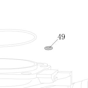 Запчасть B08-004000150 Кольцо уплотнительное 4X1.5 CN55-68 CN70B-46 CN80B-51 CN90-49 (вид 4)