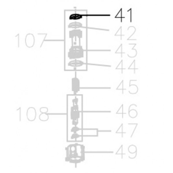 Запчасть B08-005800190-10 Кольцо уплотнительное 5.8X1.9 MCN55-41 MCN70B-32 MCN80B-38 MCN90-36 MN851F-38 MCN130-36 MCN100B-35