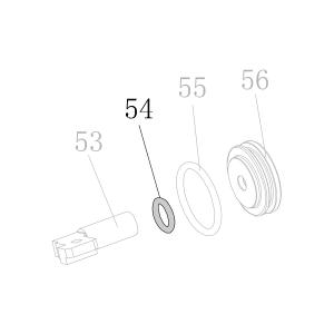Запчасть B08-009800240 Кольцо уплотнительное 9.8X2.4 CN55-3 CN55-77 CN70B-62 CN80B-60 CN90-58 N851F-3 CN100B-53 CN130-54 CN100-66 (вид 6)