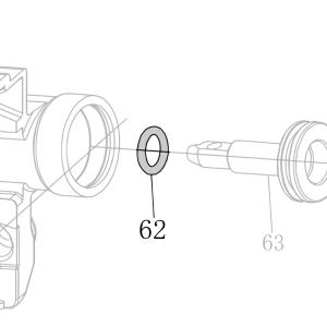 Запчасть B08-009800240 Кольцо уплотнительное 9.8X2.4 CN55-3 CN55-77 CN70B-62 CN80B-60 CN90-58 N851F-3 CN100B-53 CN130-54 CN100-66 (вид 2)