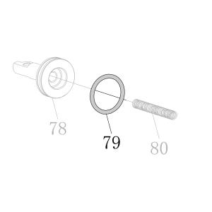 Запчасть B08-020800240 Кольцо уплотнительное 20.8X2.4 CN55-79 CN70B-64 CN80B-62 (вид 2)