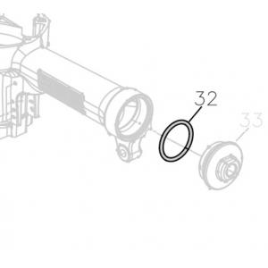 Запчасть B08-035700350 Кольцо уплотнительное 35.7X3.5 MCN55-32 MCN100-21