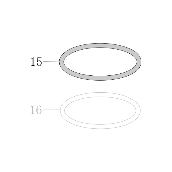 Запчасть B08-038000250 Кольцо уплотнительное 38X2.5 9240B-15 440KB-15