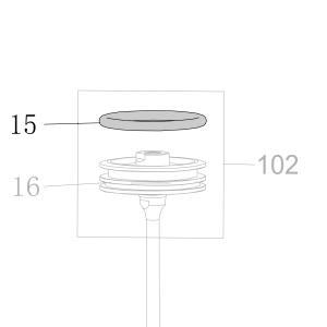 Запчасть B08-055600570 Кольцо уплотнительное 55.6X5.7 CN70B-16 CN80B-19 CN130-15 CN100B-16 (вид 4)
