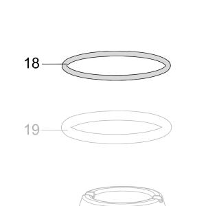 Запчасть B08-056800300 Кольцо уплотнительное 56.8X3 CN70B-15 CN80B-18 (вид 2)