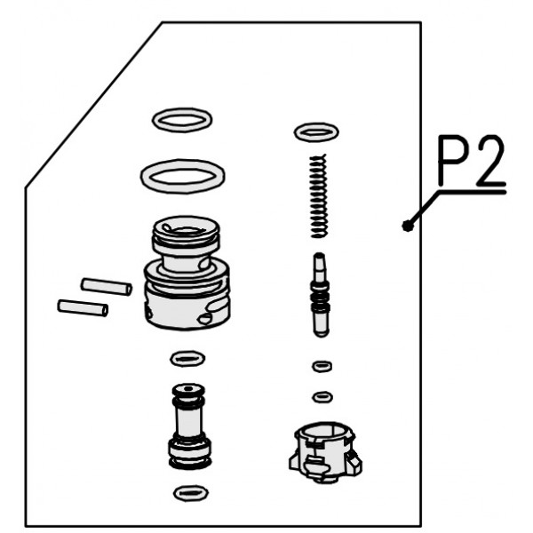 Запчасть T420091 TRIGGER VALVE Клапан курка CN55R-P2 CN57R-P2 CN70R-P2 CN80R-P2 CN90R-P2 CN90B-P2 CN100R-P2 N851R-P2 CRN45A-P2 NT65R-P2