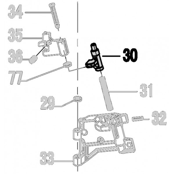 Запчасть 210 690 LATCH Защелка CN57R-30