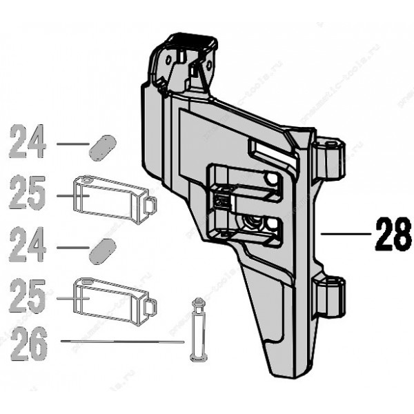 Запчасть 210 900 DOOR Дверца затвора CN100R-28