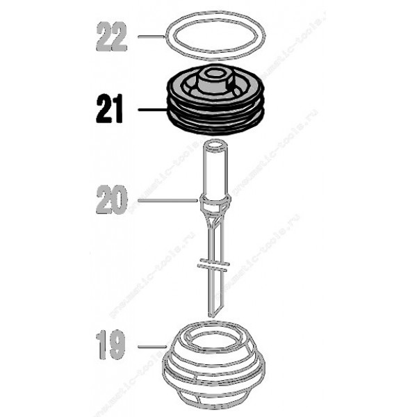 Запчасть 310 370 PISTON Поршень Бойка N851R-21