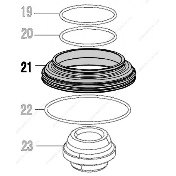 Запчасть 310 590 CYLINDER RING Кольцо цилиндра CN100R-21