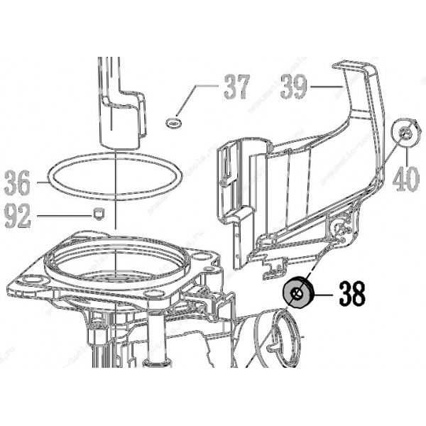 Запчасть 320 670 DUST COVER WAHSER Шпонка искрогасителя CN70R-89 CN100R-38