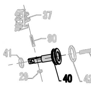 Запчасть 321 320 FEED PISTON Поршень толкателя CN57R-40