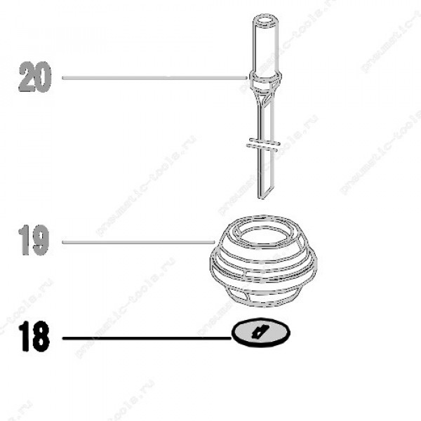 Запчасть 321 910 WASHER Шайба бойка N851R-18