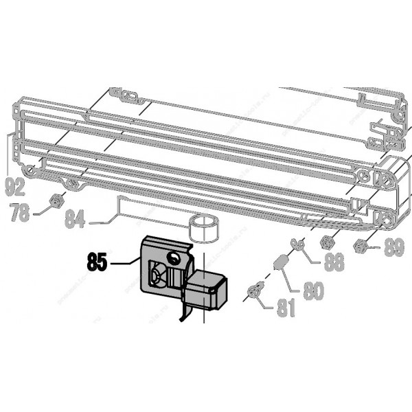 Запчасть 322 000 PUSHER Толкатель скобы N851R-85