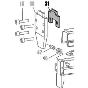 Запчасть 322 660 BACK COVER Задняя планка 8016R-31