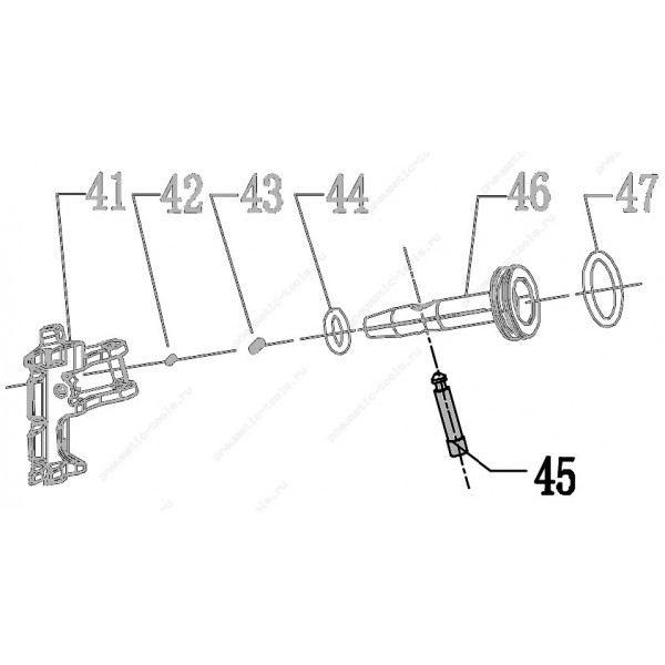 Запчасть 323 040 FEED PAWL PIN Штифт CN100R-45