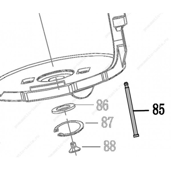 Запчасть 323 100 STEP PIN Штифт ступенчатый CN100R-85