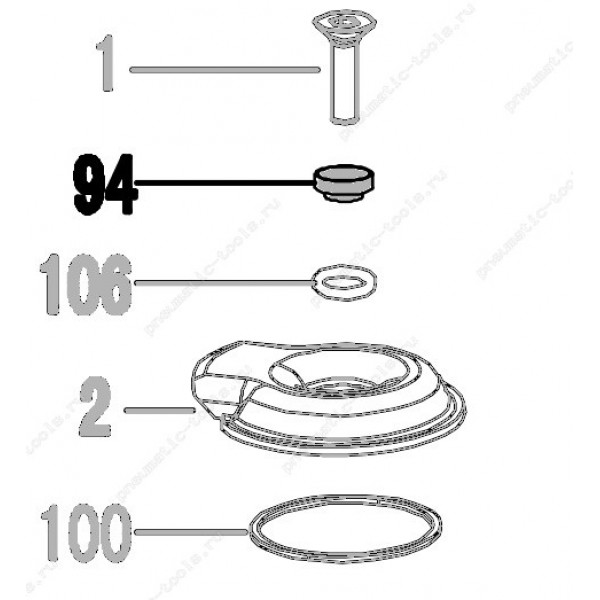 Запчасть 324 530 (32631) WASHER Шайба CN80R-94 CN90R-94